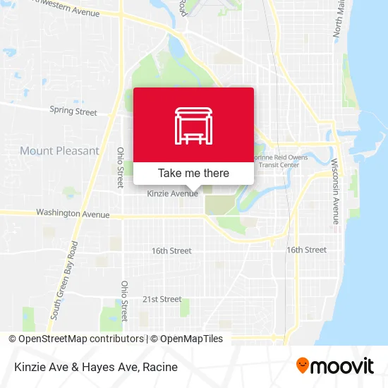 Mapa de Kinzie Ave & Hayes Ave