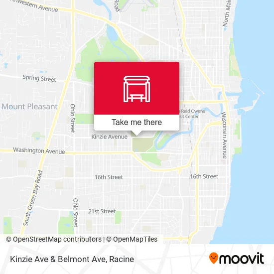 Kinzie Ave & Belmont Ave map