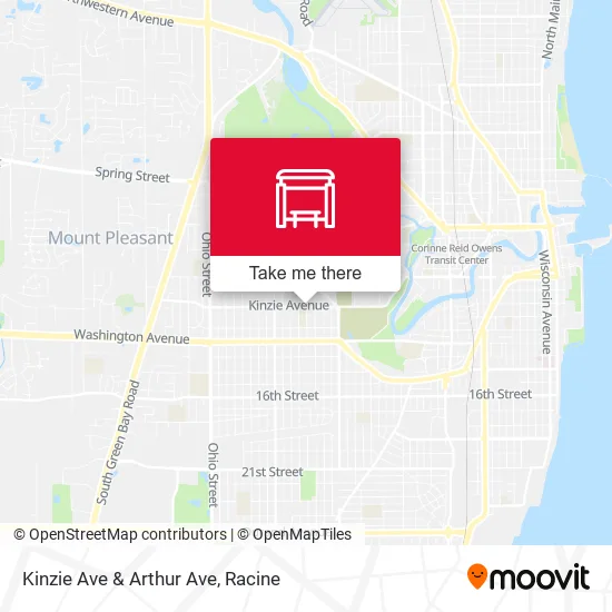Mapa de Kinzie Ave & Arthur Ave