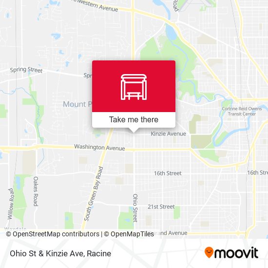 Ohio St & Kinzie Ave map