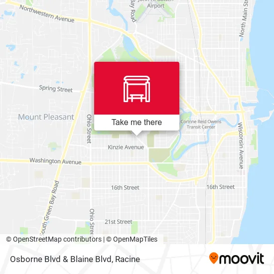 Mapa de Osborne Blvd & Blaine Blvd