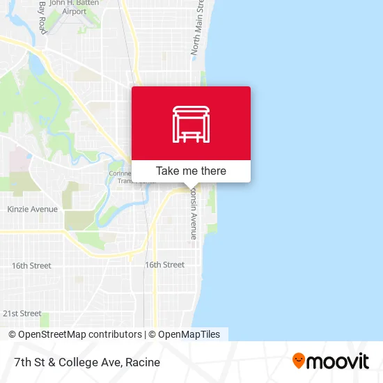 Mapa de 7th St & College Ave