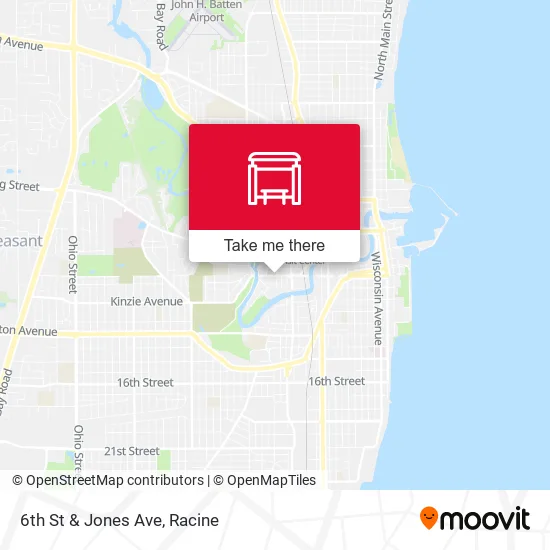 Mapa de 6th St & Jones Ave
