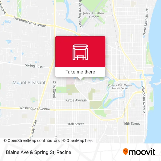 Mapa de Blaine Ave & Spring St