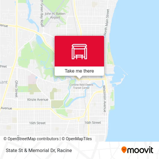 State St & Memorial Dr map