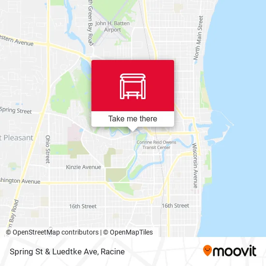 Mapa de Spring St & Luedtke Ave