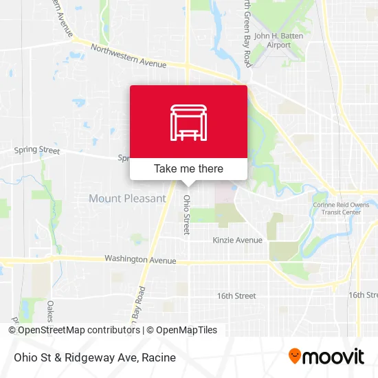 Mapa de Ohio St & Ridgeway Ave