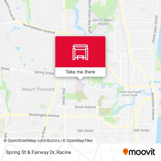 Mapa de Spring St & Fairway Dr