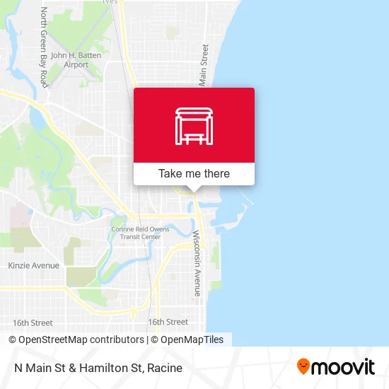 Mapa de N Main St & Hamilton St
