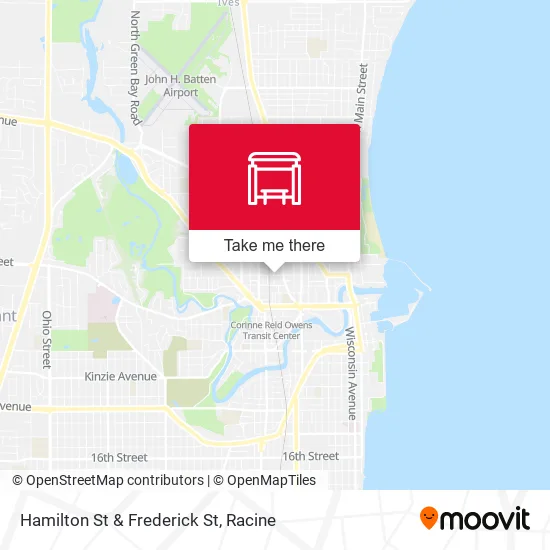 Mapa de Hamilton St & Frederick St