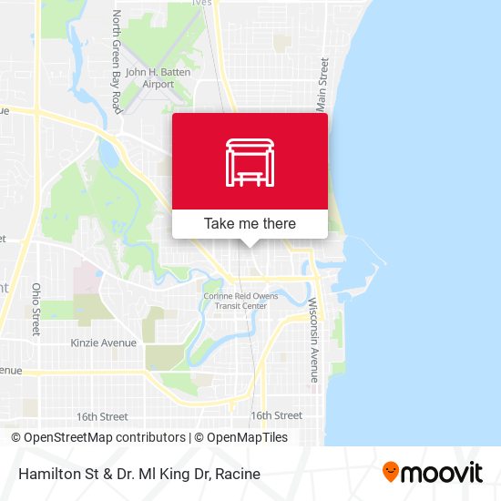 Hamilton St & Dr. Ml King Dr map
