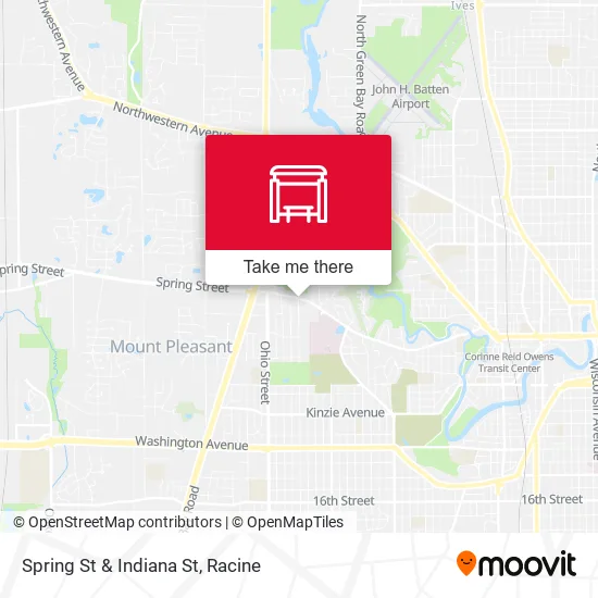 Mapa de Spring St & Indiana St