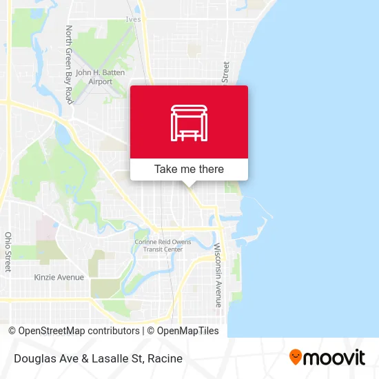 Douglas Ave & Lasalle St map
