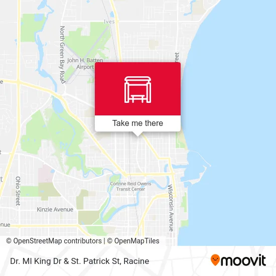 Dr. Ml King Dr & St. Patrick St map