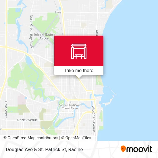 Douglas Ave & St. Patrick St map