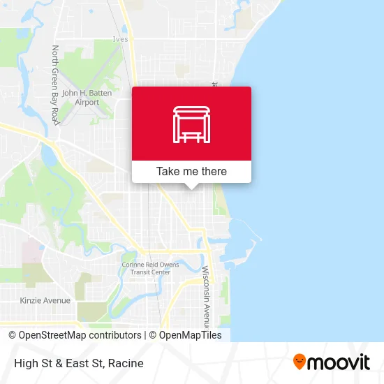 High St & East St map