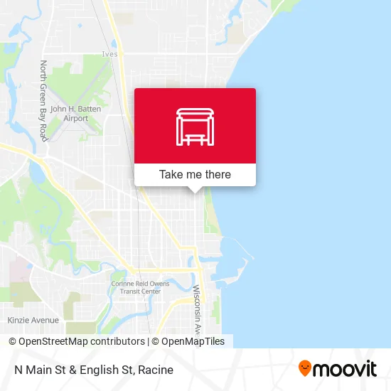 Mapa de N Main St & English St