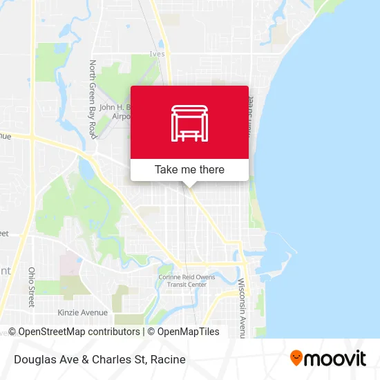 Douglas Ave & Charles St map