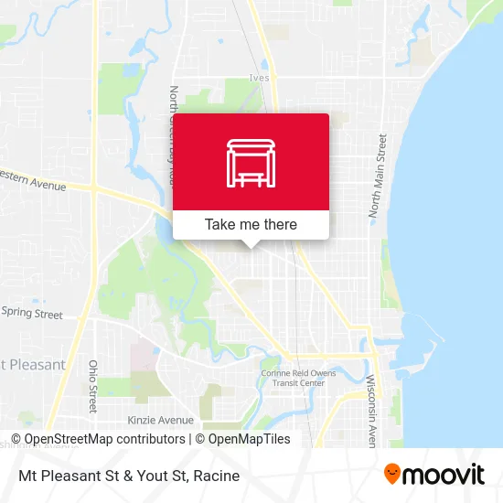Mt Pleasant St & Yout St map