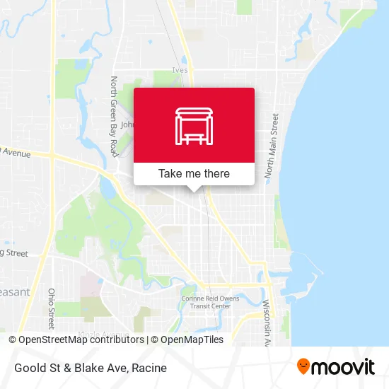 Goold St & Blake Ave map