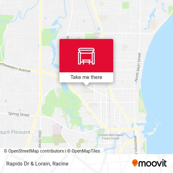 Rapids Dr & Lorain map