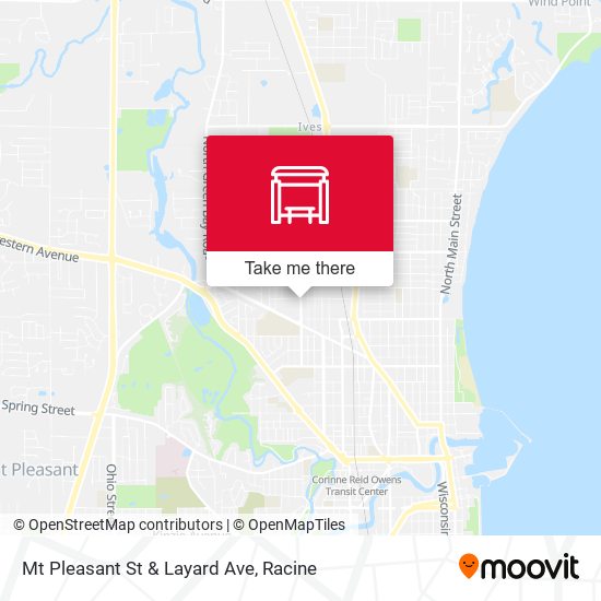 Mapa de Mt Pleasant St & Layard Ave