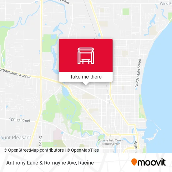Mapa de Anthony Lane & Romayne Ave