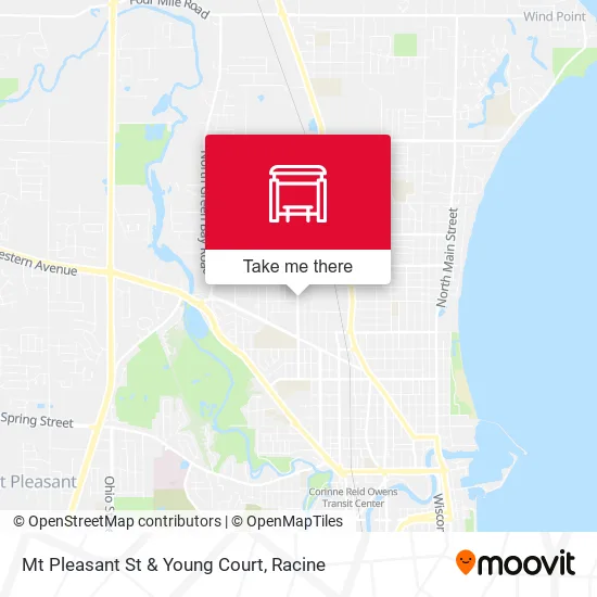 Mapa de Mt Pleasant St & Young Court