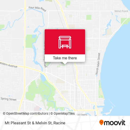 Mapa de Mt Pleasant St & Melvin St