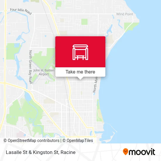 Lasalle St & Kingston St map