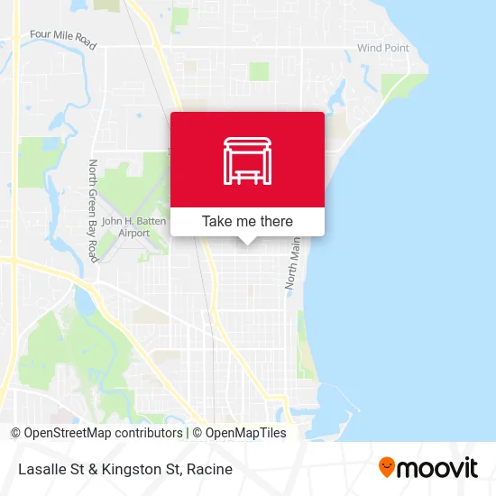 Lasalle St & Kingston St map