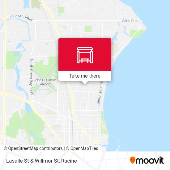 Lasalle St & Willmor St map