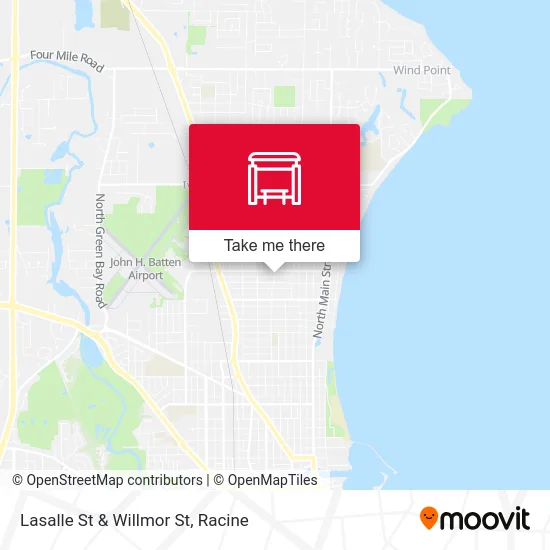 Lasalle St & Willmor St map