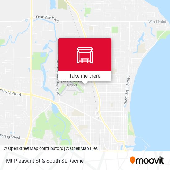 Mt Pleasant St & South St map