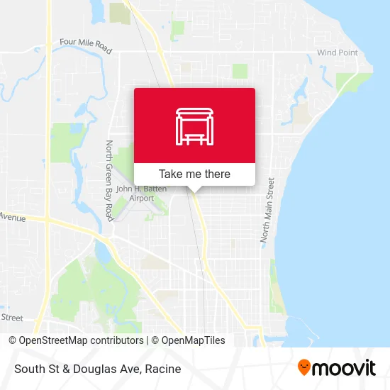 South St & Douglas Ave map
