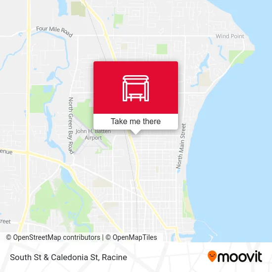 South St & Caledonia St map
