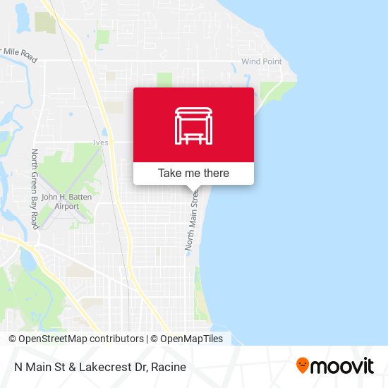 N Main St & Lakecrest Dr map