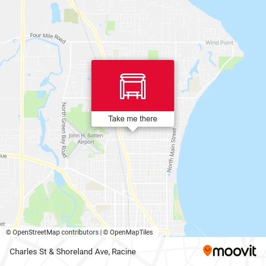 Mapa de Charles St & Shoreland Ave