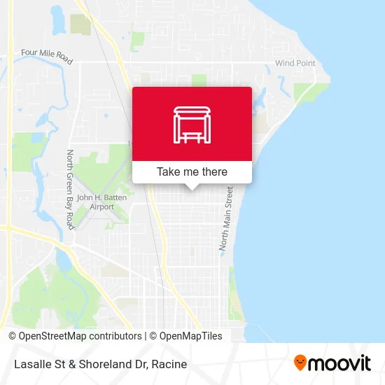 Lasalle St & Shoreland Dr map