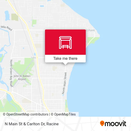 N Main St & Carlton Dr map