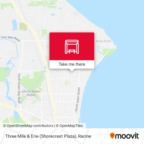 Mapa de Three Mile & Erie (Shorecrest Plaza)