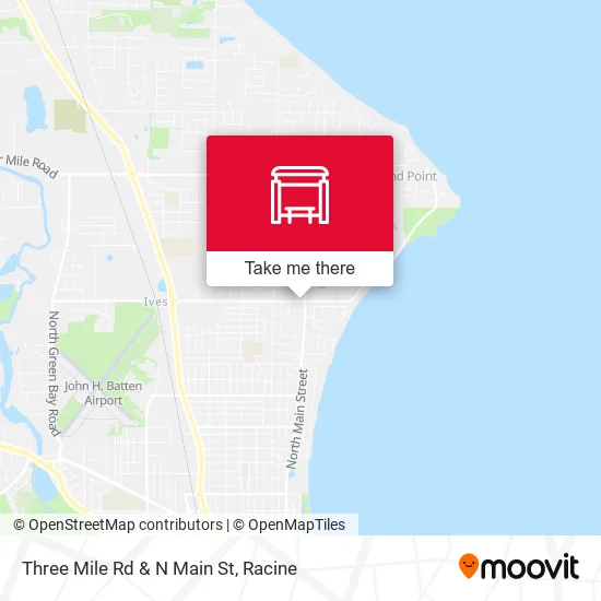 Mapa de Three Mile Rd & N Main St