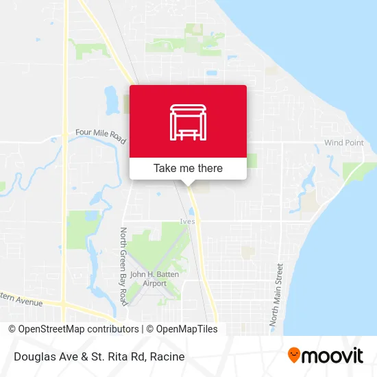 Douglas Ave & St. Rita Rd map
