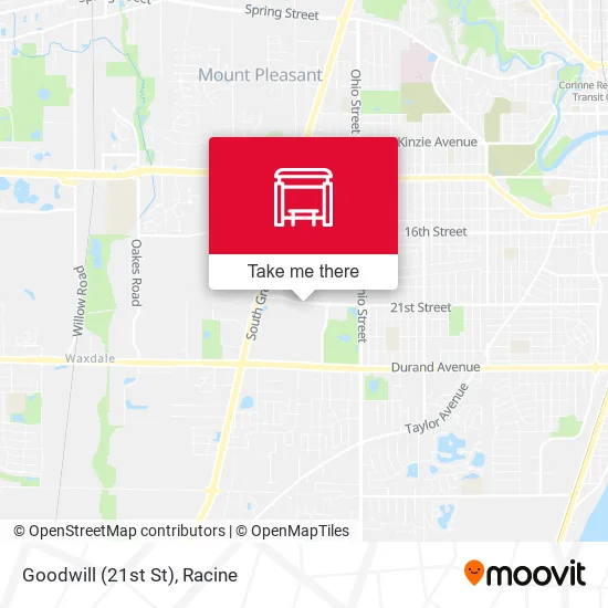 Mapa de Goodwill (21st St)