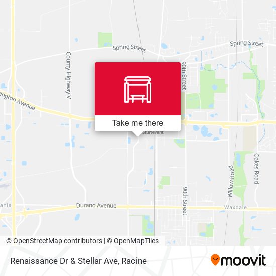 Renaissance Dr & Stellar Ave map
