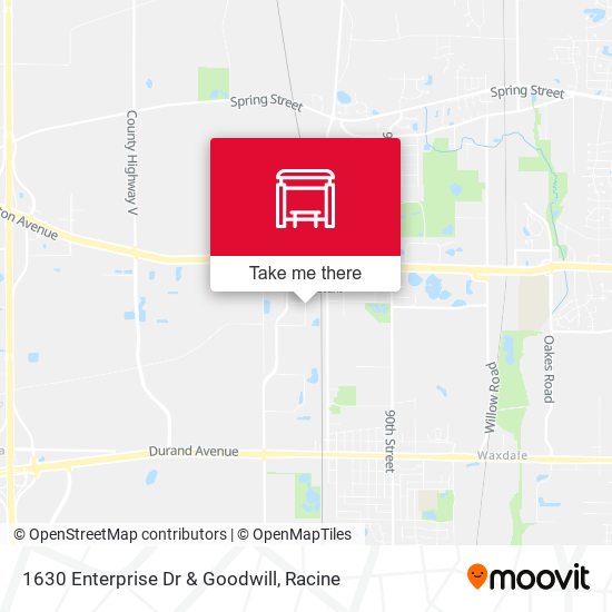 1630 Enterprise Dr & Goodwill map