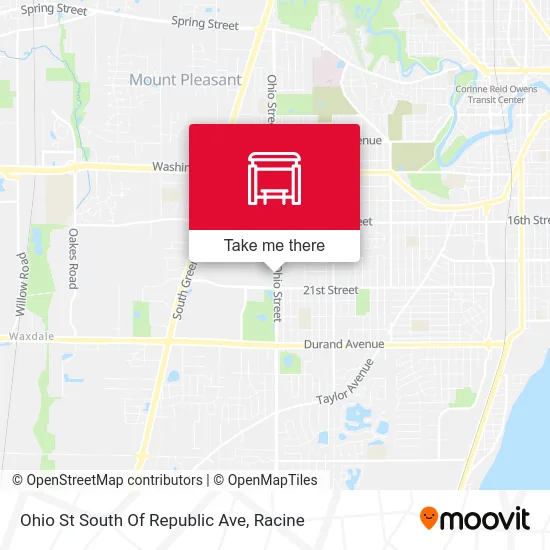 Ohio St South Of Republic Ave map