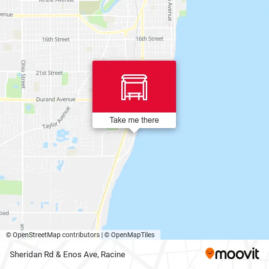 Mapa de Sheridan Rd & Enos Ave