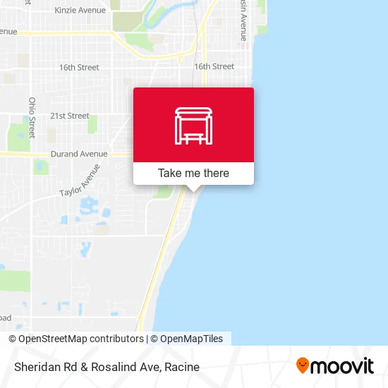 Mapa de Sheridan Rd & Rosalind Ave