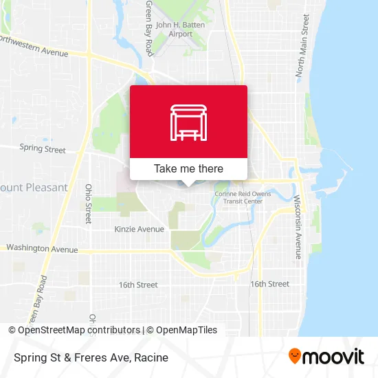 Mapa de Spring St & Freres Ave